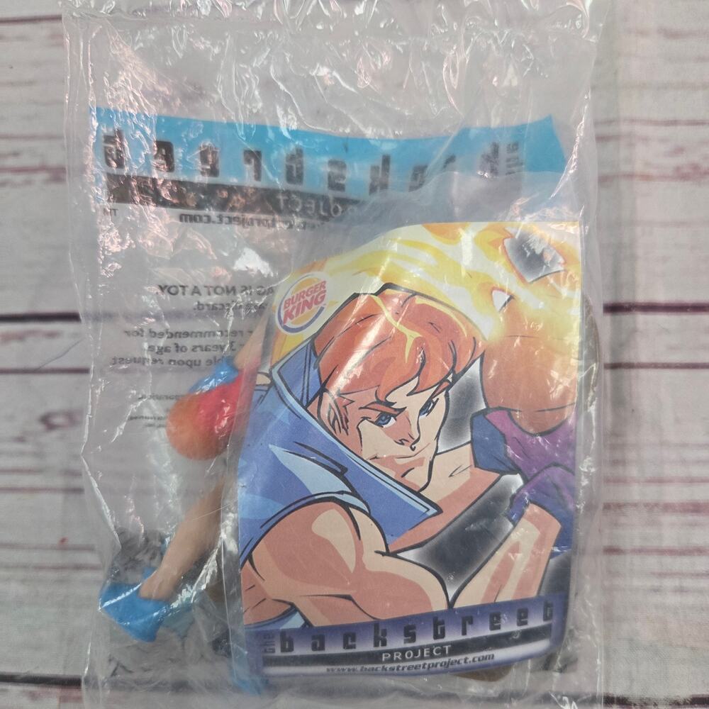 NEW 2000 Burger King Backstreet Project BRIAN LITTRELL AS TOP SPEED Meal Toy